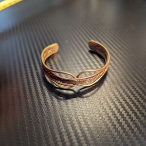 Elegant Copper Cuff Bracelet